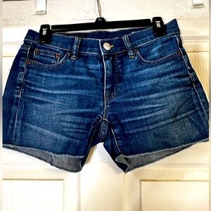 EUC J. Crew‎ Classic Blue Jean Shorts Size 24